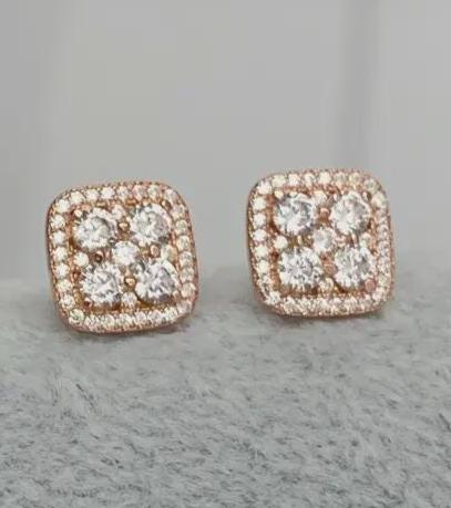 Elegant Square Cut Stud Earrings | Gift for Her