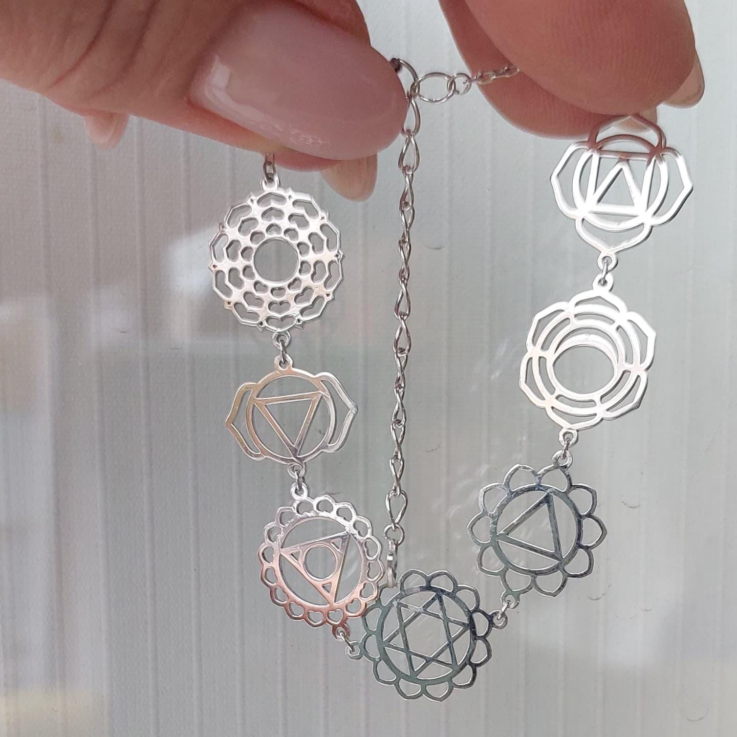 7 Chakra Necklace | Chakra Pendant | Yoga Spiritual Jewelry | Energy Healing Gift | Meditation Necklace for Her