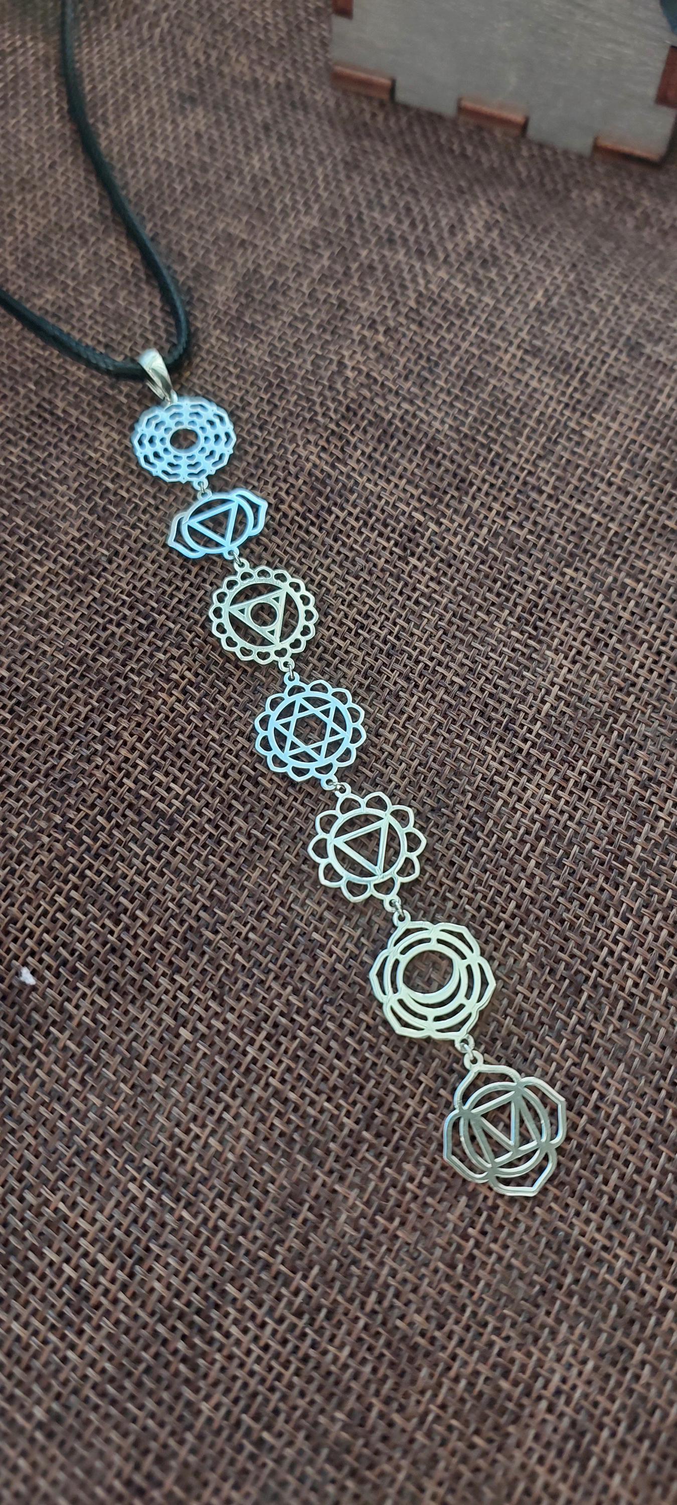 7 Chakra Necklace | Chakra Pendant | Yoga Spiritual Jewelry | Energy Healing Gift | Meditation Necklace for Her