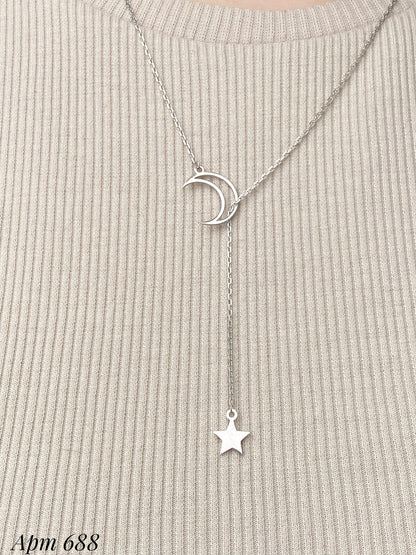 Moon And Star Necklace | Celestial Minimalist Jewelry Symbolizing Dreams Hope And Connection For Her