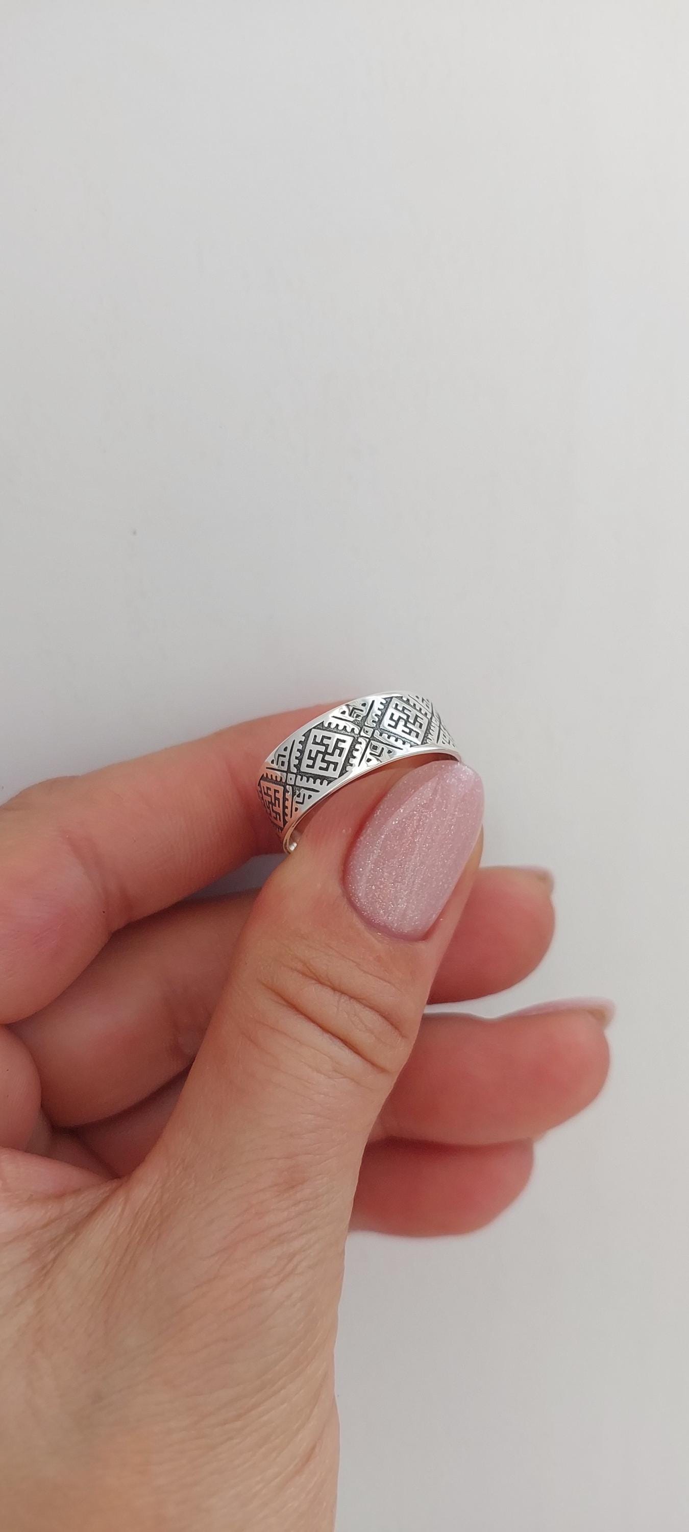 Boho Style Band Ring | Ethnic Pattern Ring | Tribal Engraved Jewelry| Handmade Gift for Her