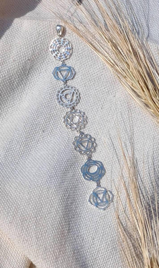 7 Chakra Necklace | Chakra Pendant | Yoga Spiritual Jewelry | Energy Healing Gift | Meditation Necklace for Her