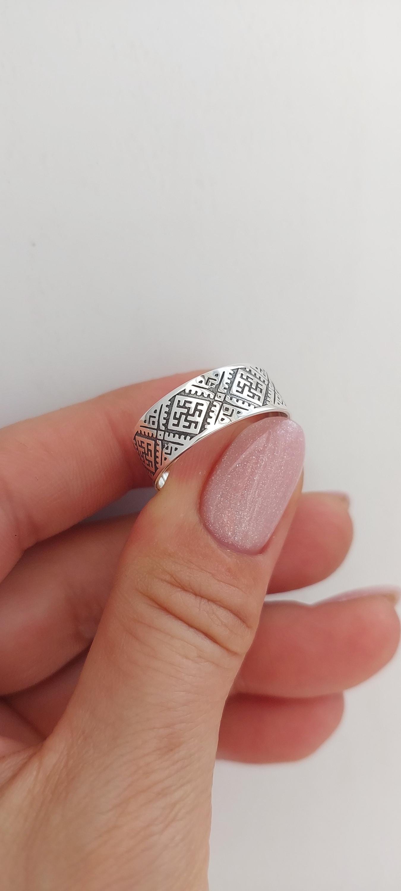 Boho Style Band Ring | Ethnic Pattern Ring | Tribal Engraved Jewelry| Handmade Gift for Her
