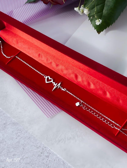 Heartbeat Necklace Nurse Jewelry| Gift for Her| Pulse of Love Necklace