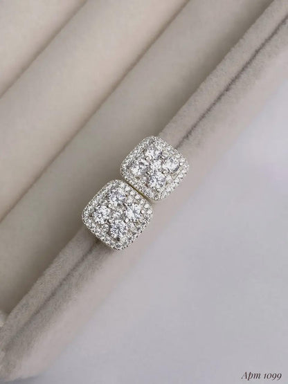 Elegant Square Cut Stud Earrings | Gift for Her