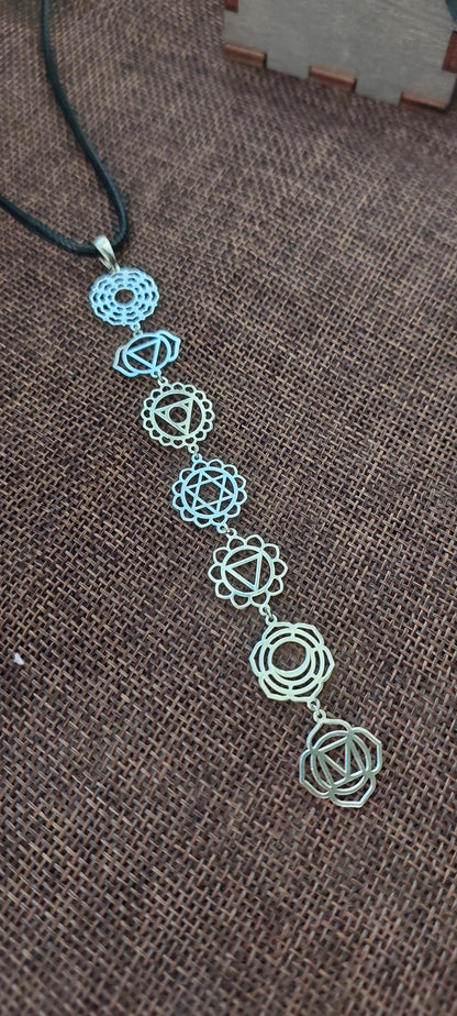 7 Chakra Necklace | Chakra Pendant | Yoga Spiritual Jewelry | Energy Healing Gift | Meditation Necklace for Her